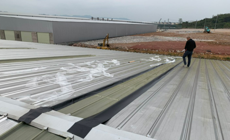 常山厂房屋面防水维修案例